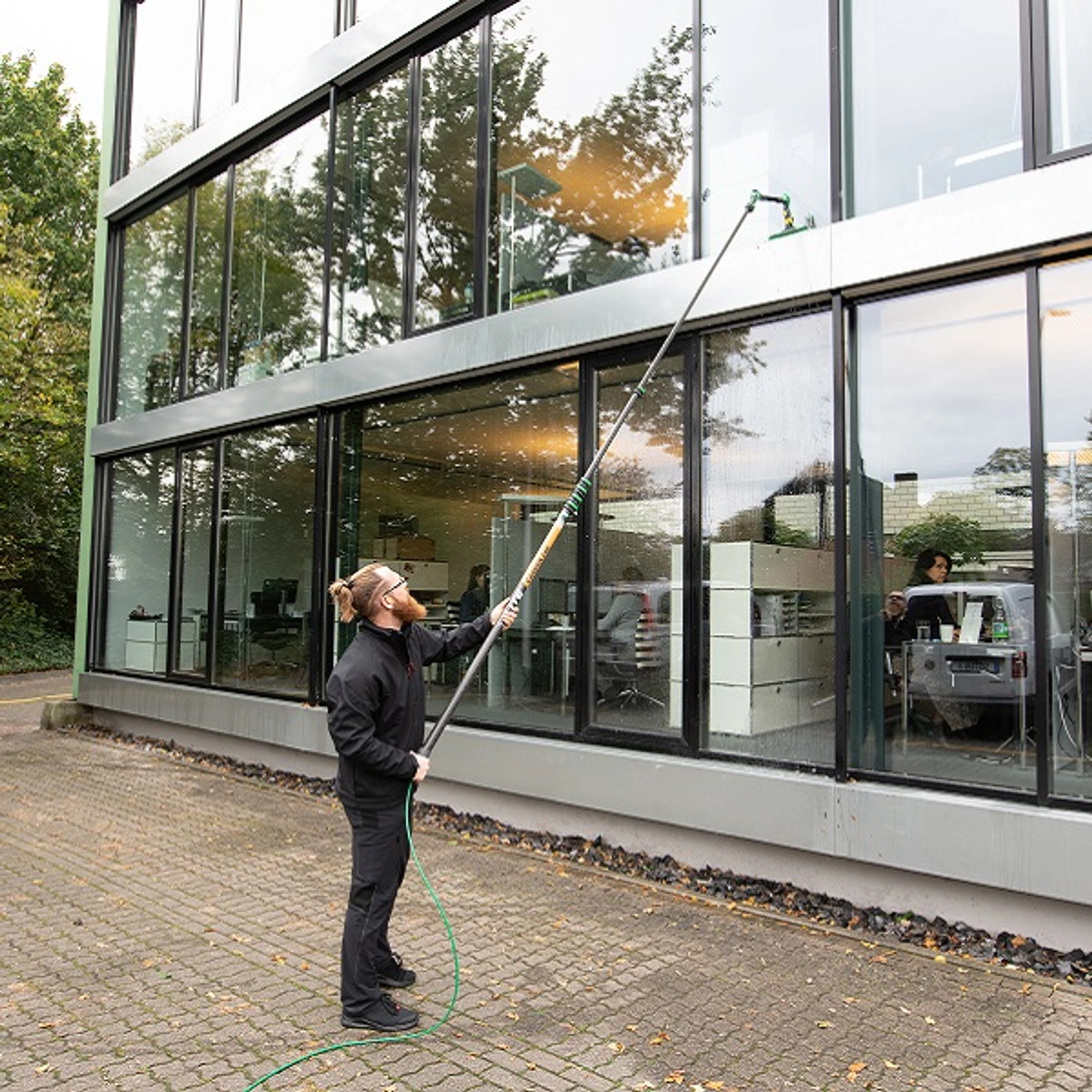 Commercial window cleaning by CCMS – placeholder image
